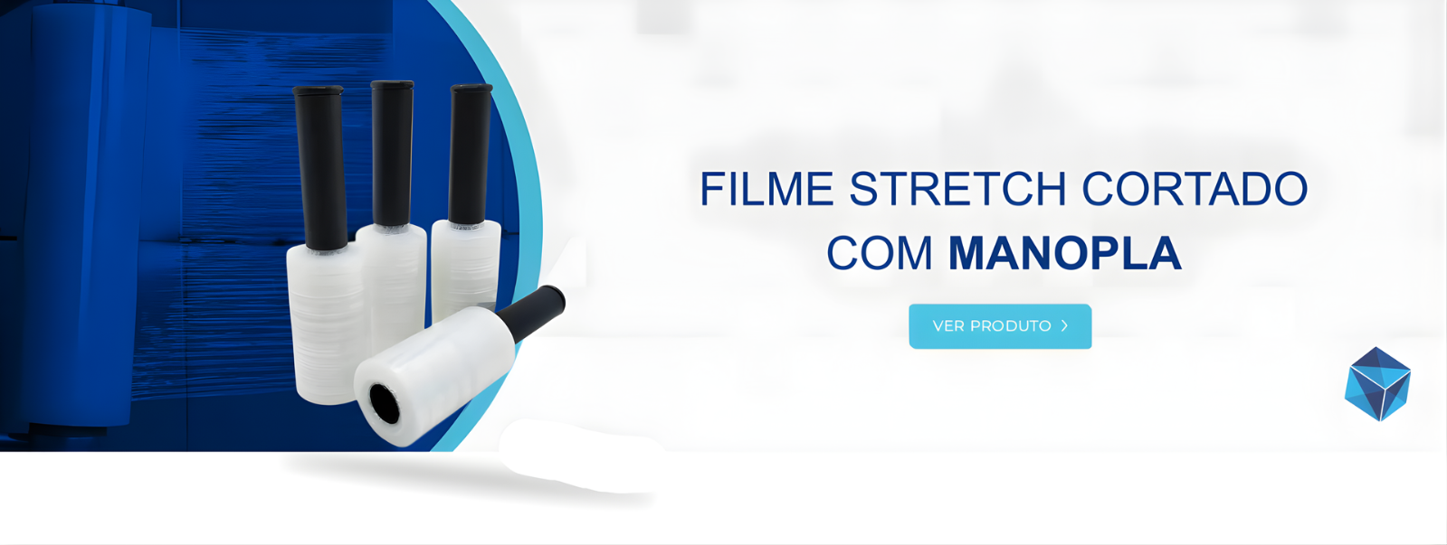 Filme Stretch Cortado com Manopla